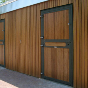 external solid timber single barn doors